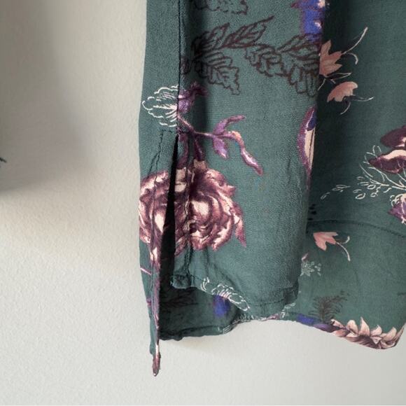 Free People Heart Beat Tunic Dress Boho Floral Long Bell Sleeve floral bohemian - Picture 6 of 13